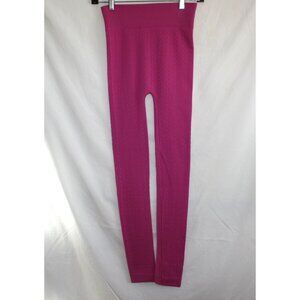 *New* Sofra Poly Spandex Hot Pink Legging Free Size